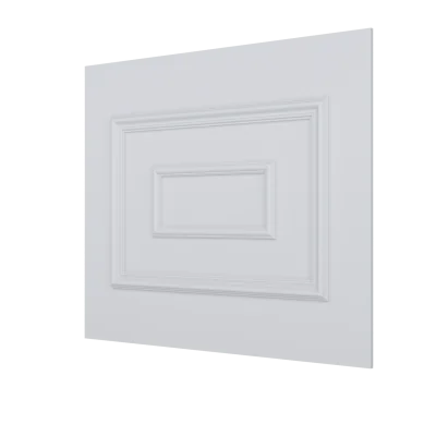 Стеновая панель МДФ w04-800-12 белая окрашенная